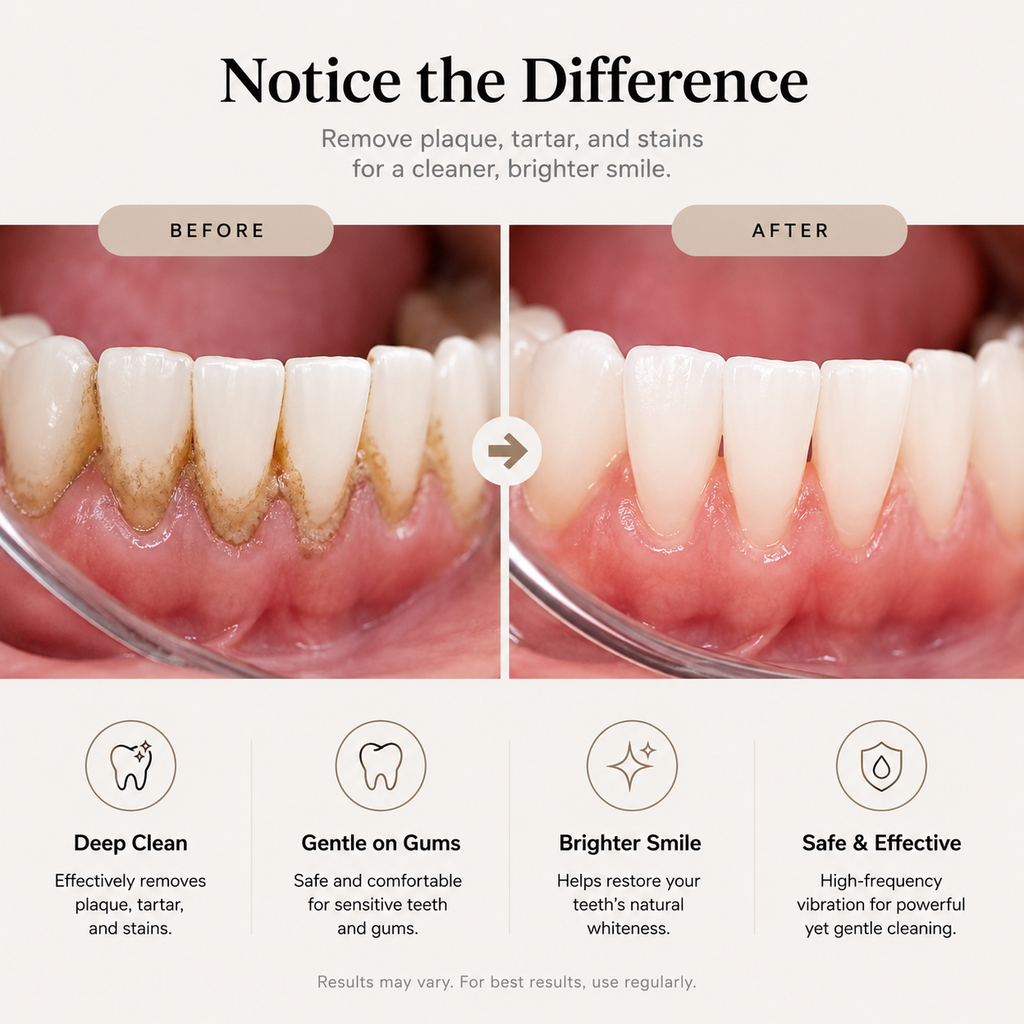 Curvy Moon Ultrasonic Dental Cleaner