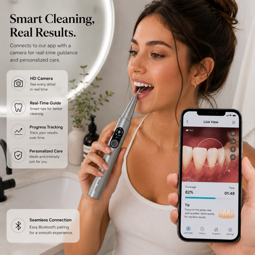Curvy Moon Ultrasonic Dental Cleaner